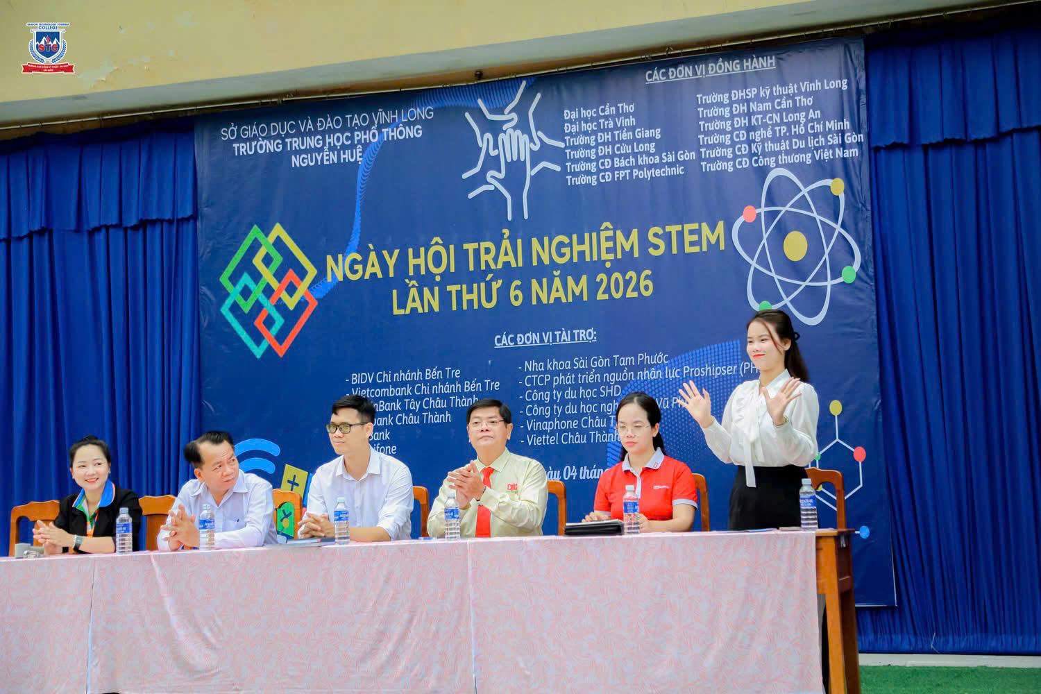 Đại diện trường Cao đẳng Kỹ thuật - Du lịch Sài Gòn tại ngày hội trải nghiệm STEM