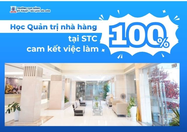 Sinh việc theo học Quản trị nhà hàng tại STC 100% cam kết việc làm lúc tốt nghiệp Sinh việc theo học Quản trị nhà hàng tại STC 100% cam kết việc làm lúc tốt nghiệp
