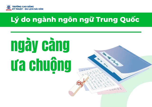 Ngành ngôn ngữ Trung Quốc ngày càng thu hút được đông đảo học sinh theo học Ngành ngôn ngữ Trung Quốc ngày càng thu hút được đông đảo học sinh theo học
