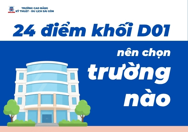 Gợi ý danh sách các trường phù hợp với 24 điểm khối D01 Gợi ý danh sách các trường phù hợp với 24 điểm khối D01